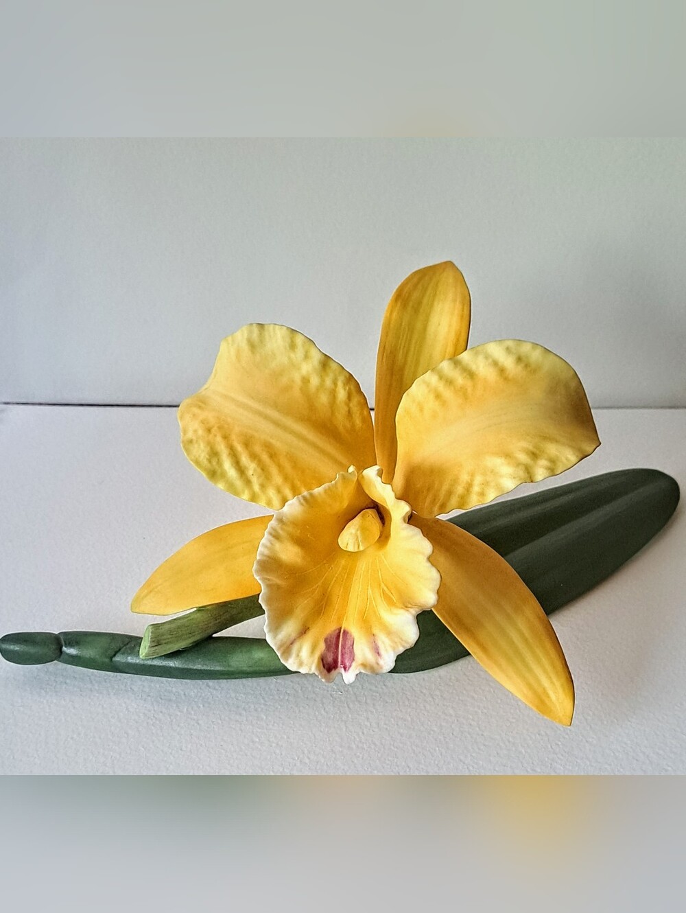 The Royal Orchid By Hanae Mori 1985 Porcelain Flower Figurine